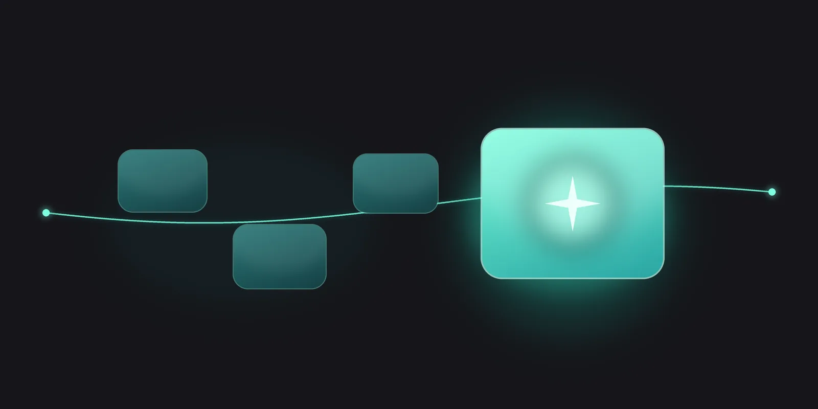 Capa: três cartões apagados ao longo de uma linha e um cartão iluminado com uma estrela.